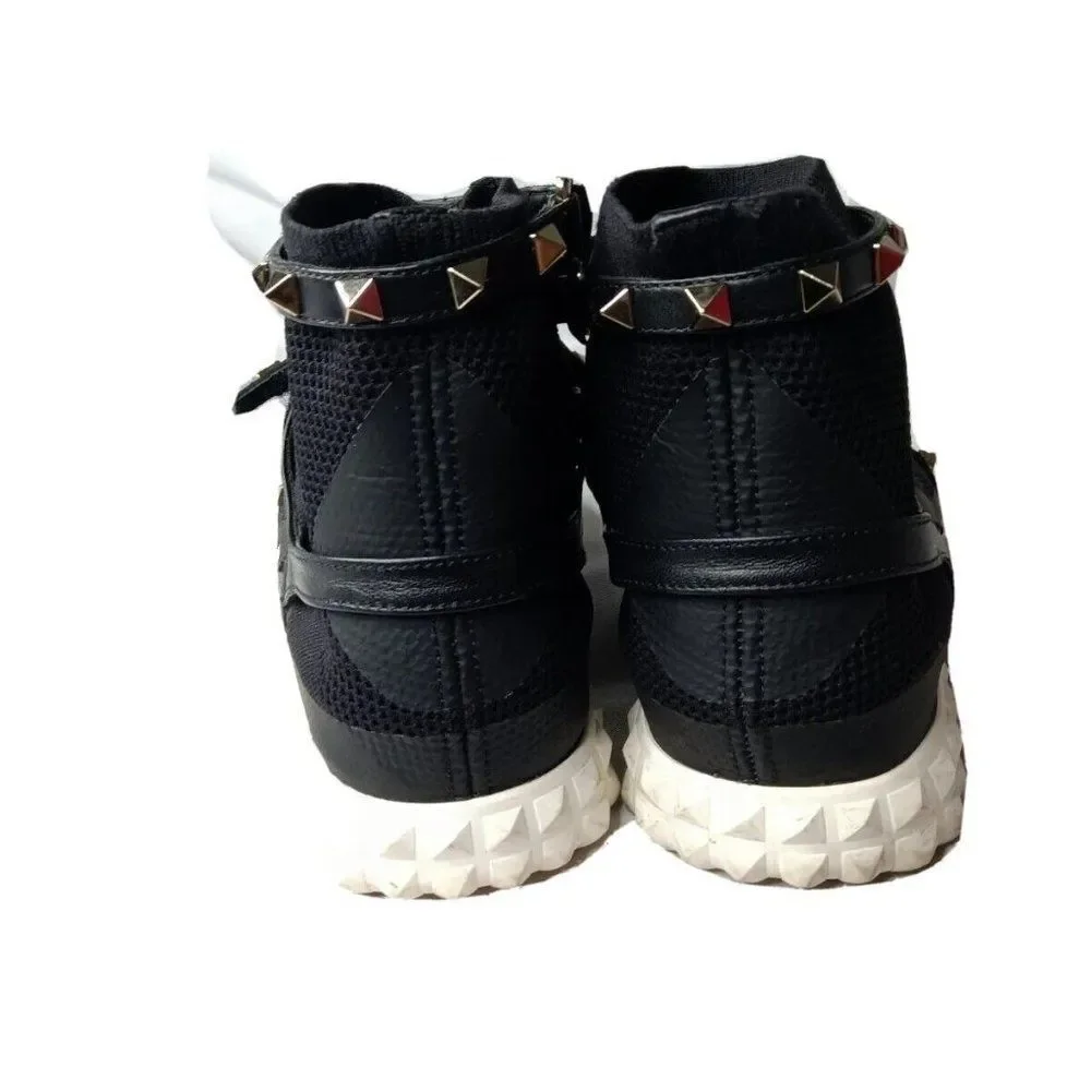 Valentino Garavani Rockstud Body-Tech Sock Sneaker Womens Size 7 Shoes EU 37